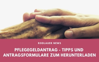 Pflegegeldantrag